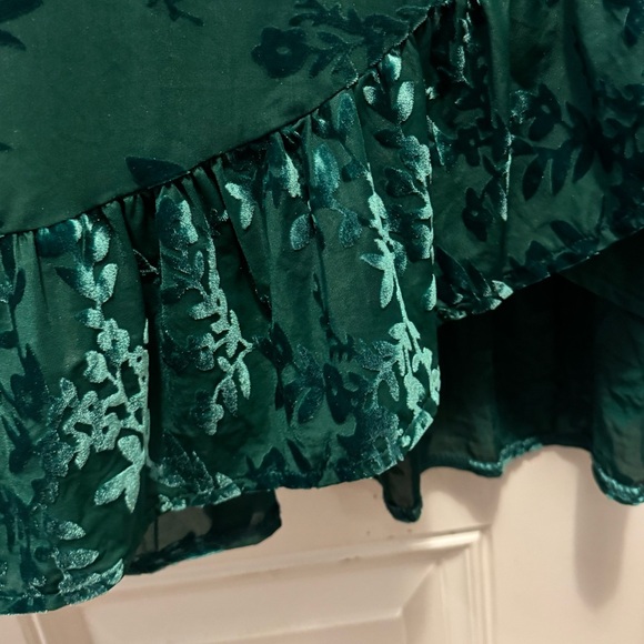 Draper James Velvet Burnout Wrap Dress M NWOT - Picture 11 of 16